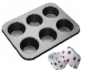 Steel Cup Cake Tray for Muffins Bakeware